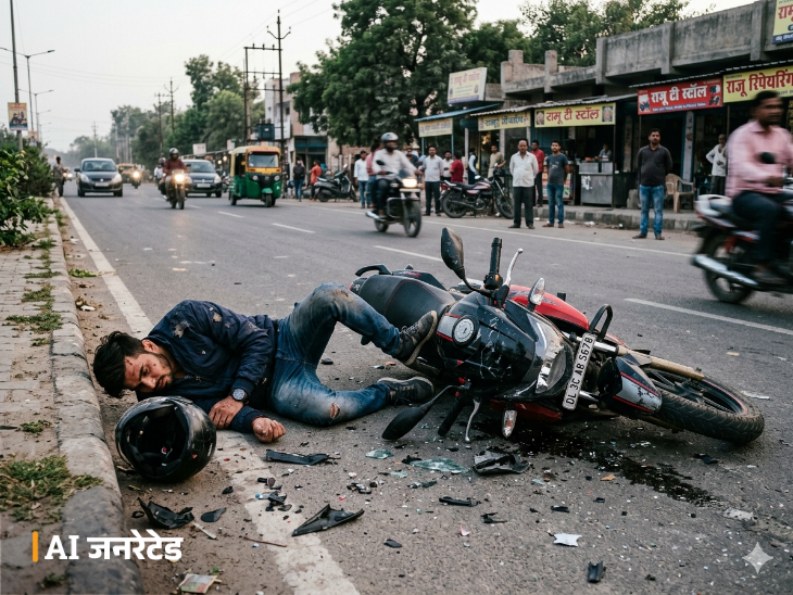 Gurugram Road Accident: 22-Year-Old Youth Killed After Bike Collides ...