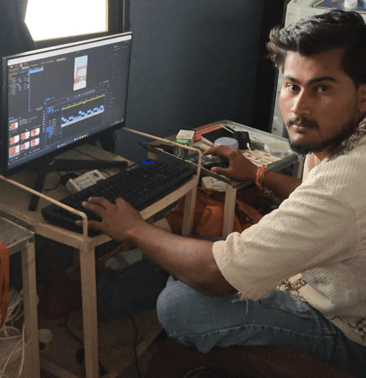 Sadhvi Harshanand's social media control room.
