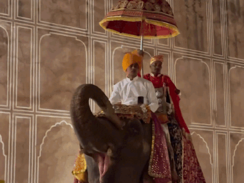 सजे-धजे हाथियों को भी खिलाड़ियों के स्वागत के लिए लाया गया था। कई विदेशी खिलाड़ियों के लिए ये चौंकाने वाला एक्सपीरियंस था।