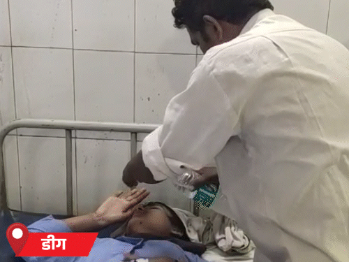 राजस्थान के डीग में 12वीं क्लास की 4 छात्राएं बेहोश हो गईं।