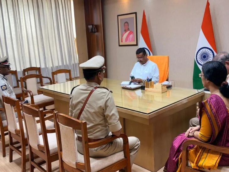 सुवेंदु अधिकारी ने पुलिस विभाग के अधिकारियों के साथ बैठक की।