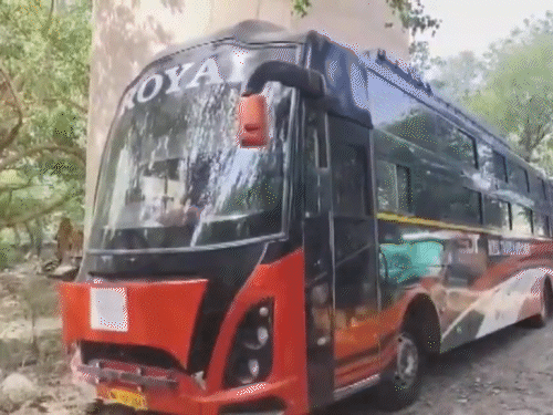 Delhi Police has seized the bus.