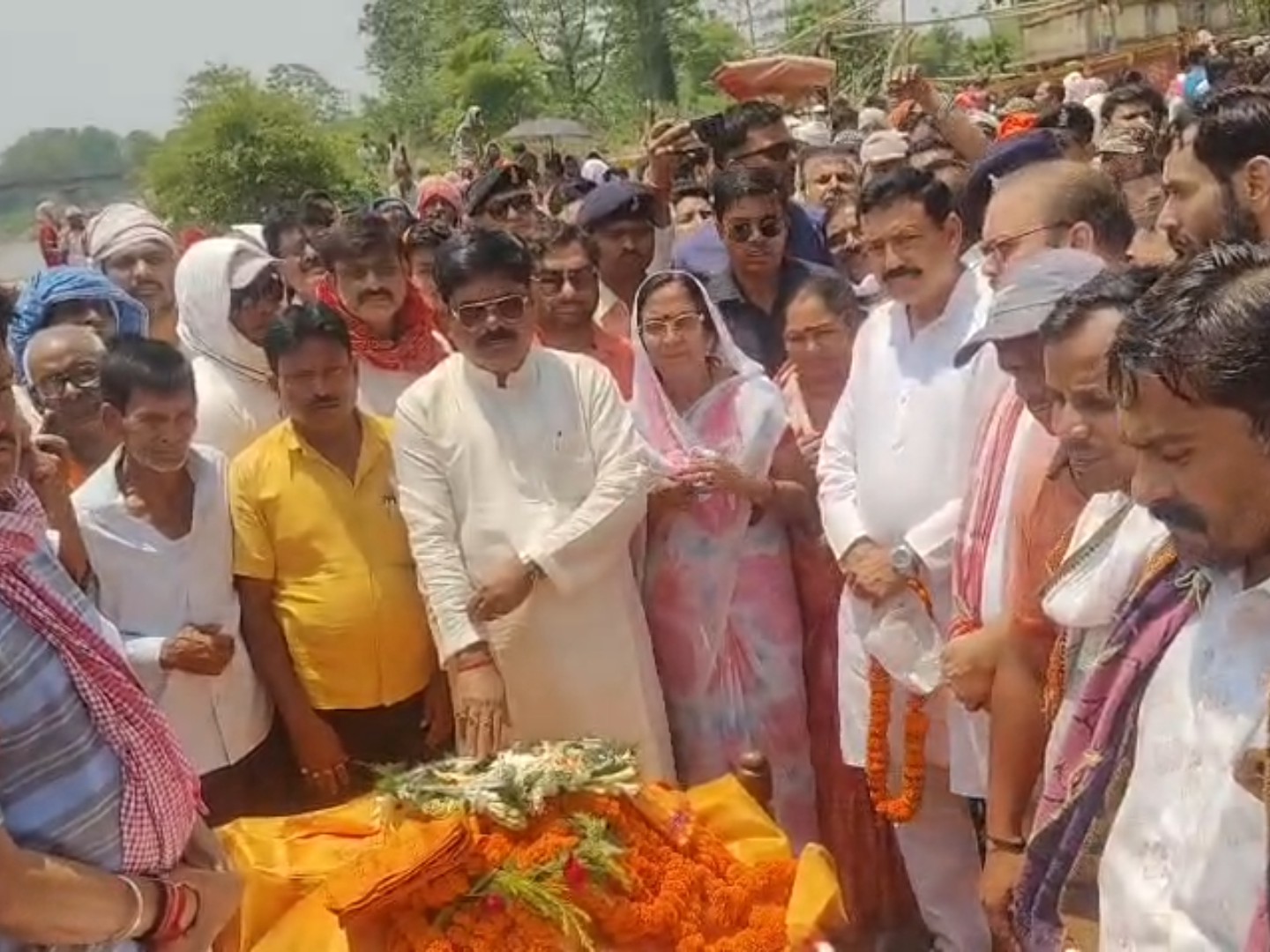 Gomia Former Minister Madhavlal Singh Funeral State Honour