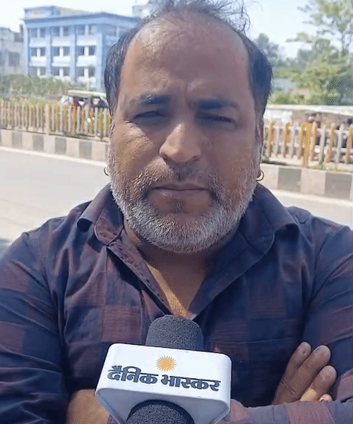 Hindu Raksha Dal President Lalit Sharma providing information.