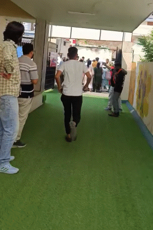 Local people caught the accused.