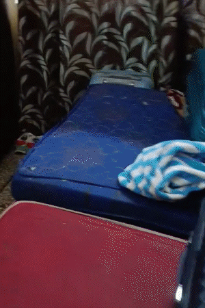Liquor bottles were found lying in the room behind the school.