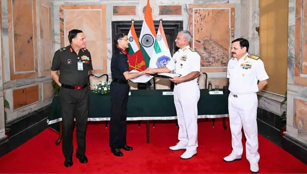 डिफेंस मिनिस्ट्री के मुताबिक, MoU का उद्देश्य इंटर सर्विस को-ऑपरेशन को मजबूत करना और इंडियन आर्मी और नेवी के बीच आपसी सद्भाव बढ़ाना है।
