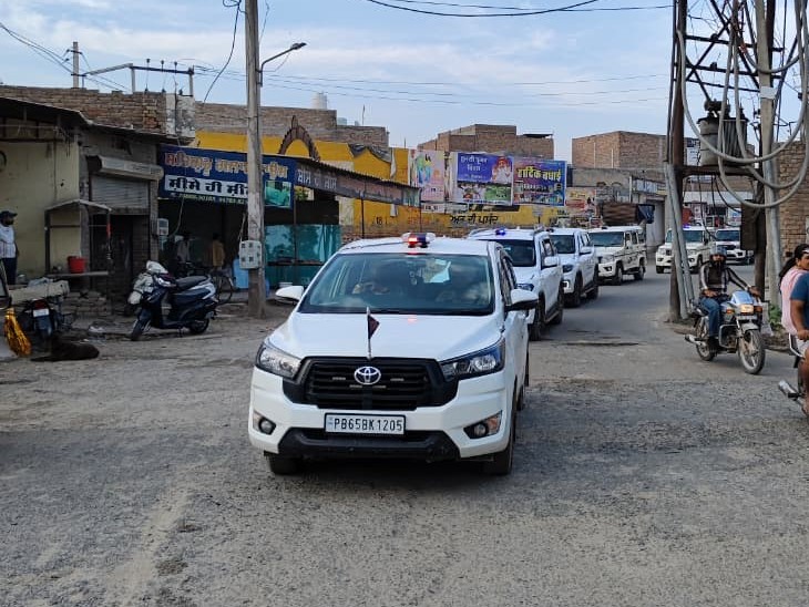 Police Conduct Flag March in Abohar Ahead of Civic Polls