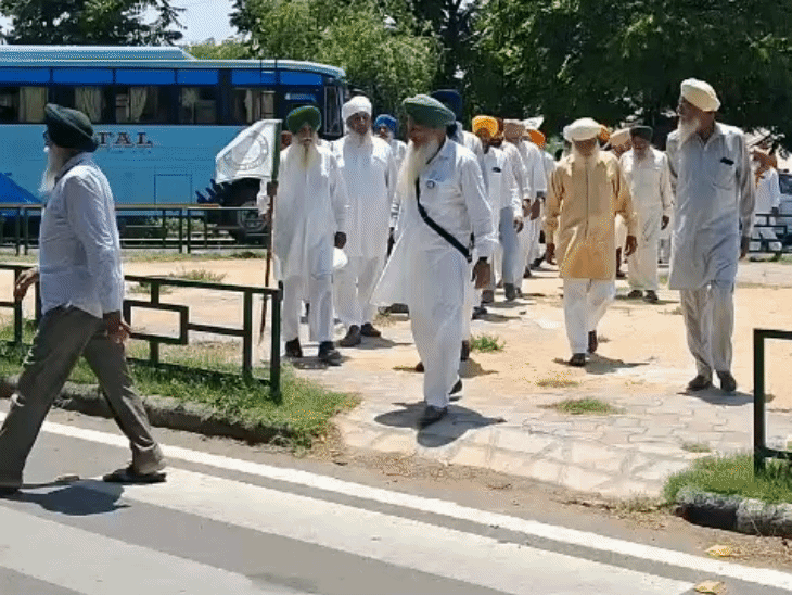 मोहाली बॉर्डर पर किसानों का प्रदर्शन चल रहा है। इसमें काफी संख्या में महिलाएं पहुंची हुई है।