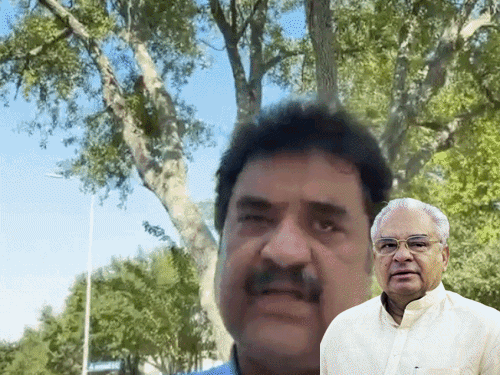 भाजपा की राज्यसभा सांसद रेखा शर्मा ने वीडियो जारी कर कहा- मैं अपने शब्द वापस लेती हूं। इसके बाद कुलदीप बिश्नोई ने भी वीडियो जारी कर उन्हें माफ कर दिया। इनसेट में चौधरी भजनलाल का फाइल फोटो। - Dainik Bhaskar