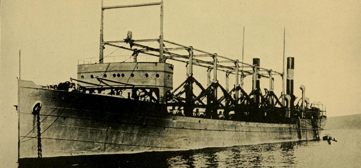 अमेरिकी जहाज ‘USS साइक्लोप्स’ की 1911 की तस्वीर।