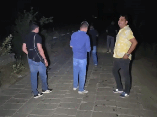 इंद्री रोड पर एनकाउंटर के बाद मौके पर मौजूद CIA टीम।