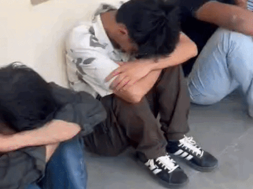 लुधियाना पुलिस ने गिरफ्तार किए साइबर ठग।