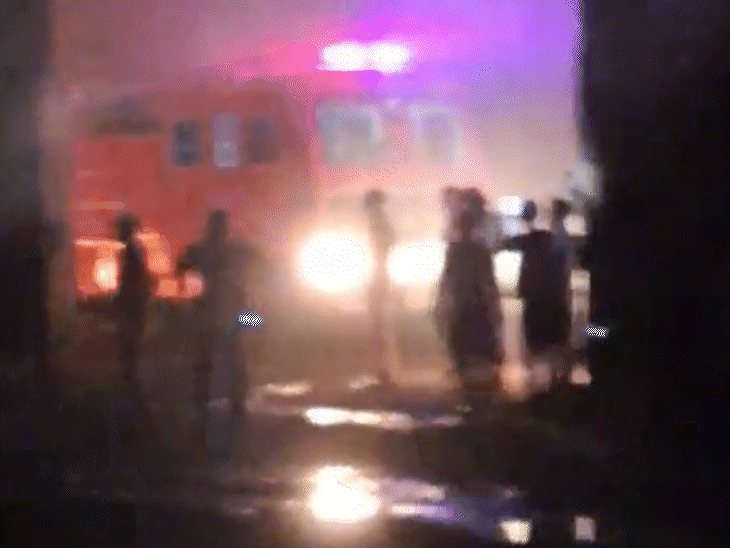 The fire could be brought under control after hours of effort