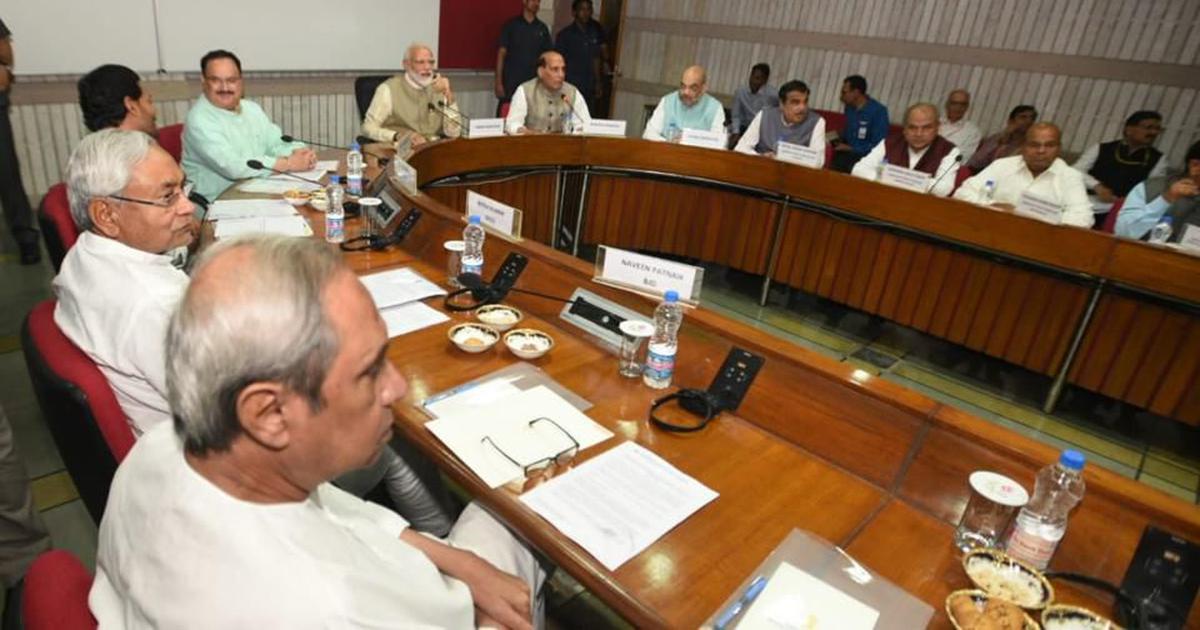तस्वीर 23 सितंबर, 2024 की है, जब दिल्ली के जोधपुर ऑफिसर्स हॉस्टल में वन नेशन-वन इलेक्शन के लिए बनाई कमेटी की बैठक हुई थी।
