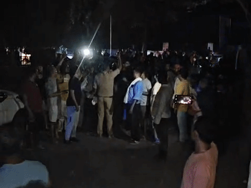 Seeing the crowd of people at the RDSO Power House, police from 2 police stations were called.