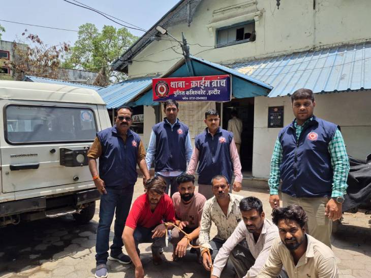 क्राइम ब्रांच ने पकड़े एमडी ड्रग्स के साथ पांच आरोपी।