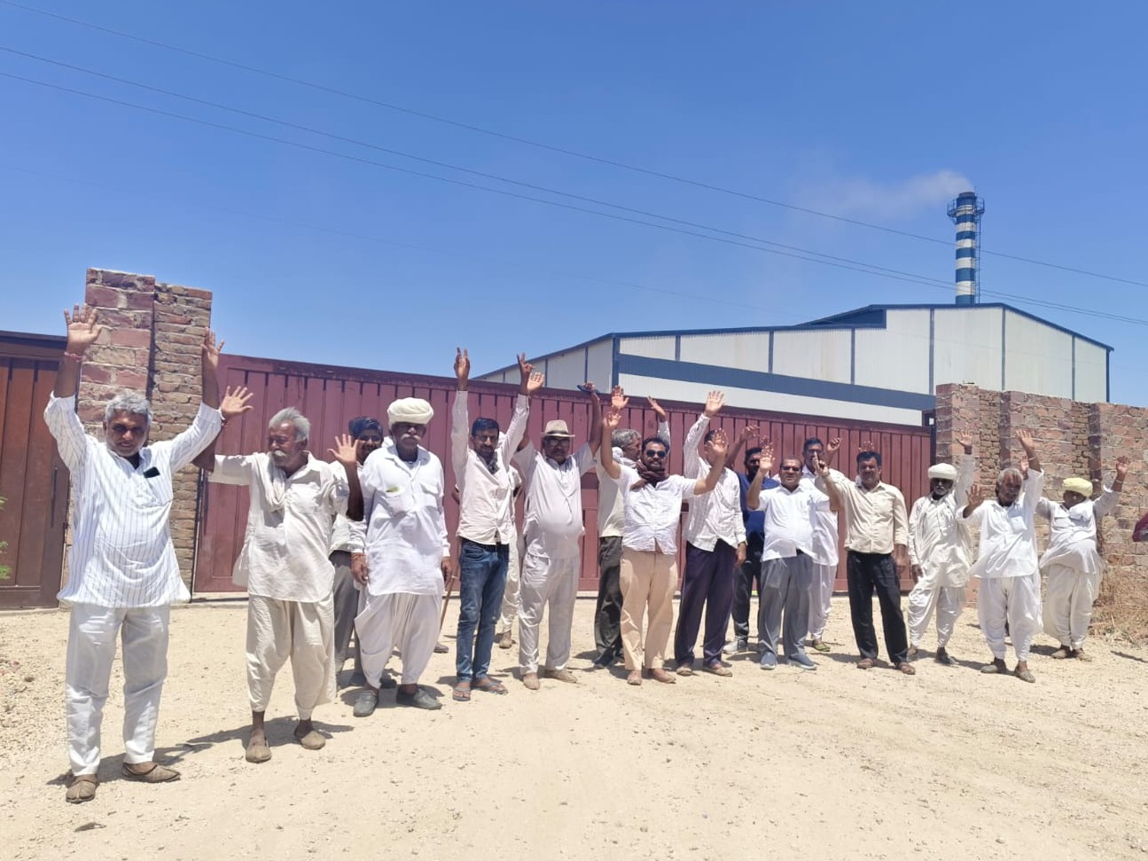 Mathaniya Jodhpur Villagers Protest Paper Factory Pollution | Nevra Road