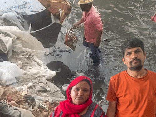 टी शर्ट में मुस्कान और दो अन्य आरोपी संगीता और विकास मान। (फाइल फोटो) - Dainik Bhaskar