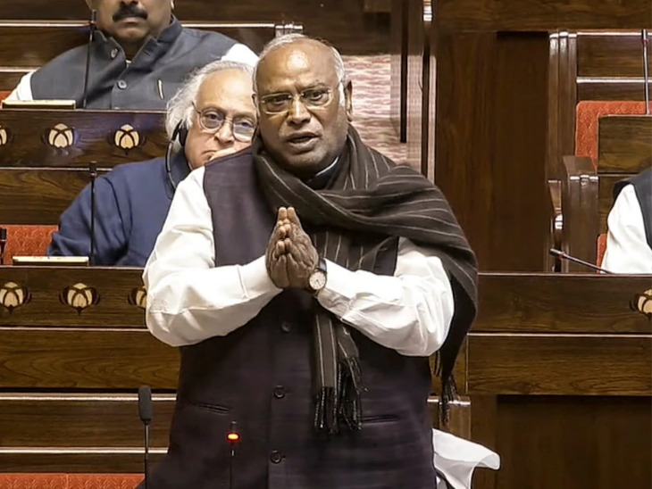 कांग्रेस अध्यक्ष मल्लिकार्जुन खड़गे का राज्यसभा का मौजूदा कार्यकाल 25 जून 2026 तक है।