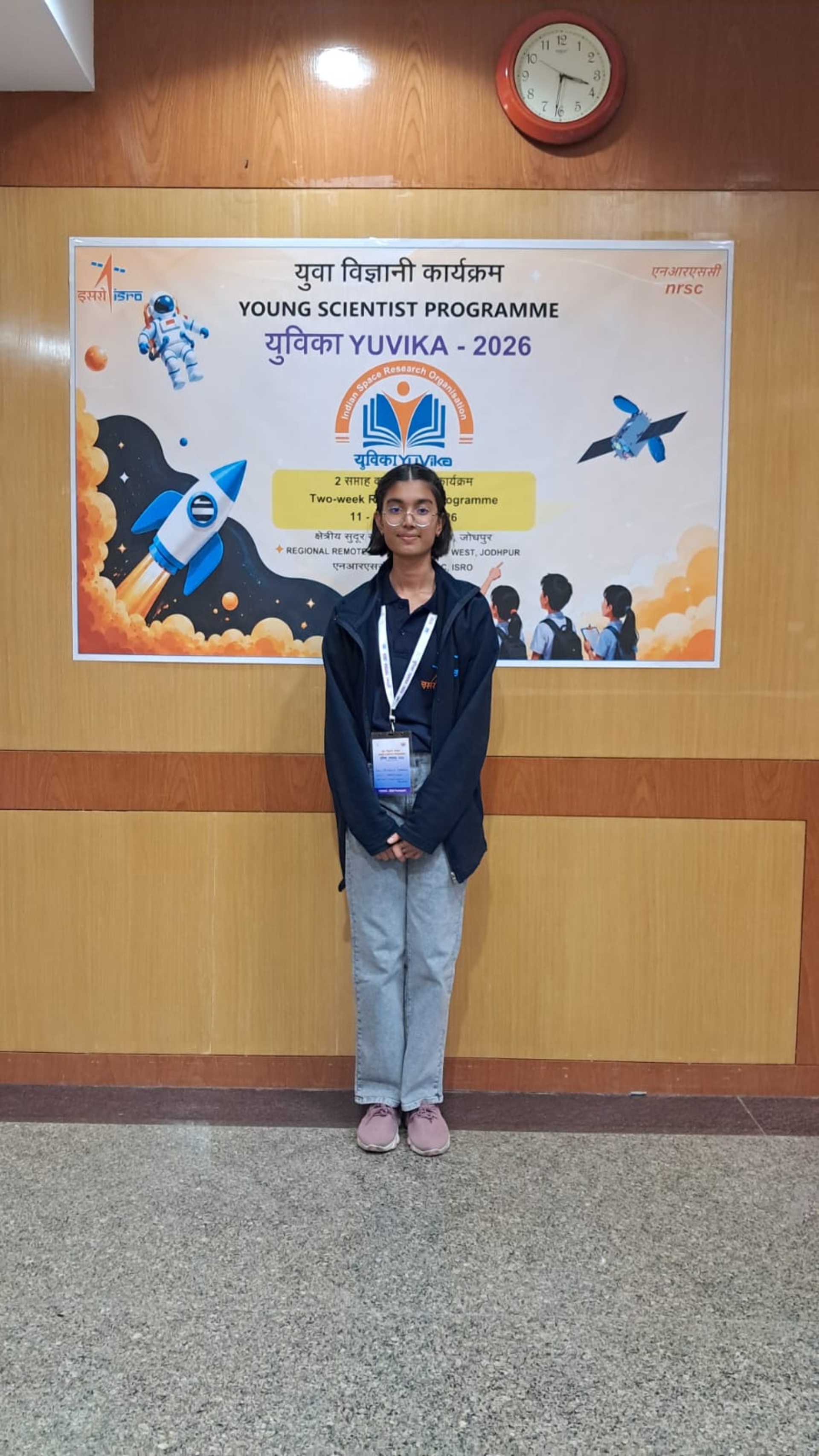 KV's Tejasvi first in ISRO's Yuvika program