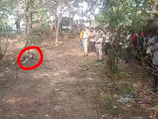 लाश मिलने पर पुलिस मौके पर पहुंची थी