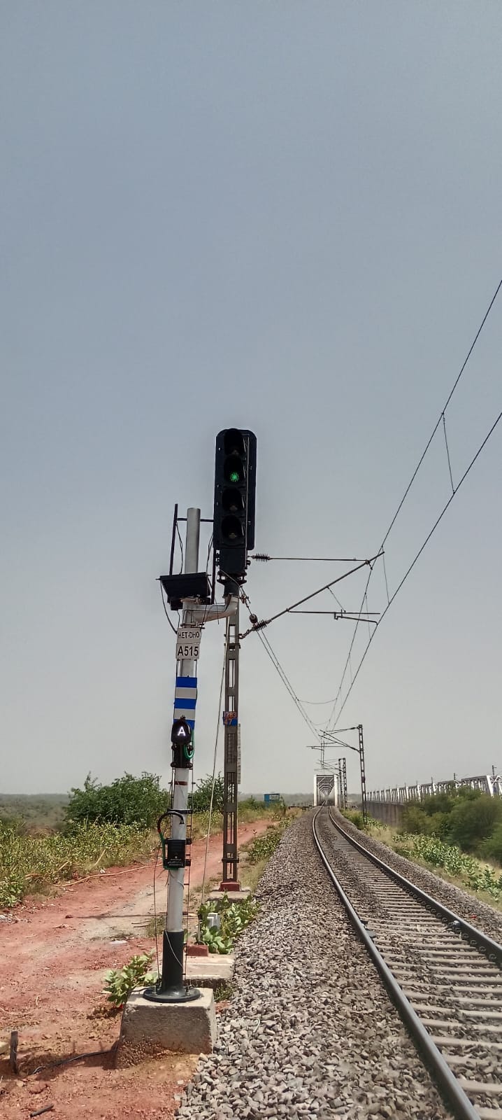 Automated Signalling Device Work on the Hetampur-Dholpur rail section is complete, automatic ...