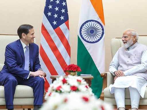 अमेरिकी विदेश मंत्री मार्को रूबियो ने PM मोदी से मुलाकात की।
