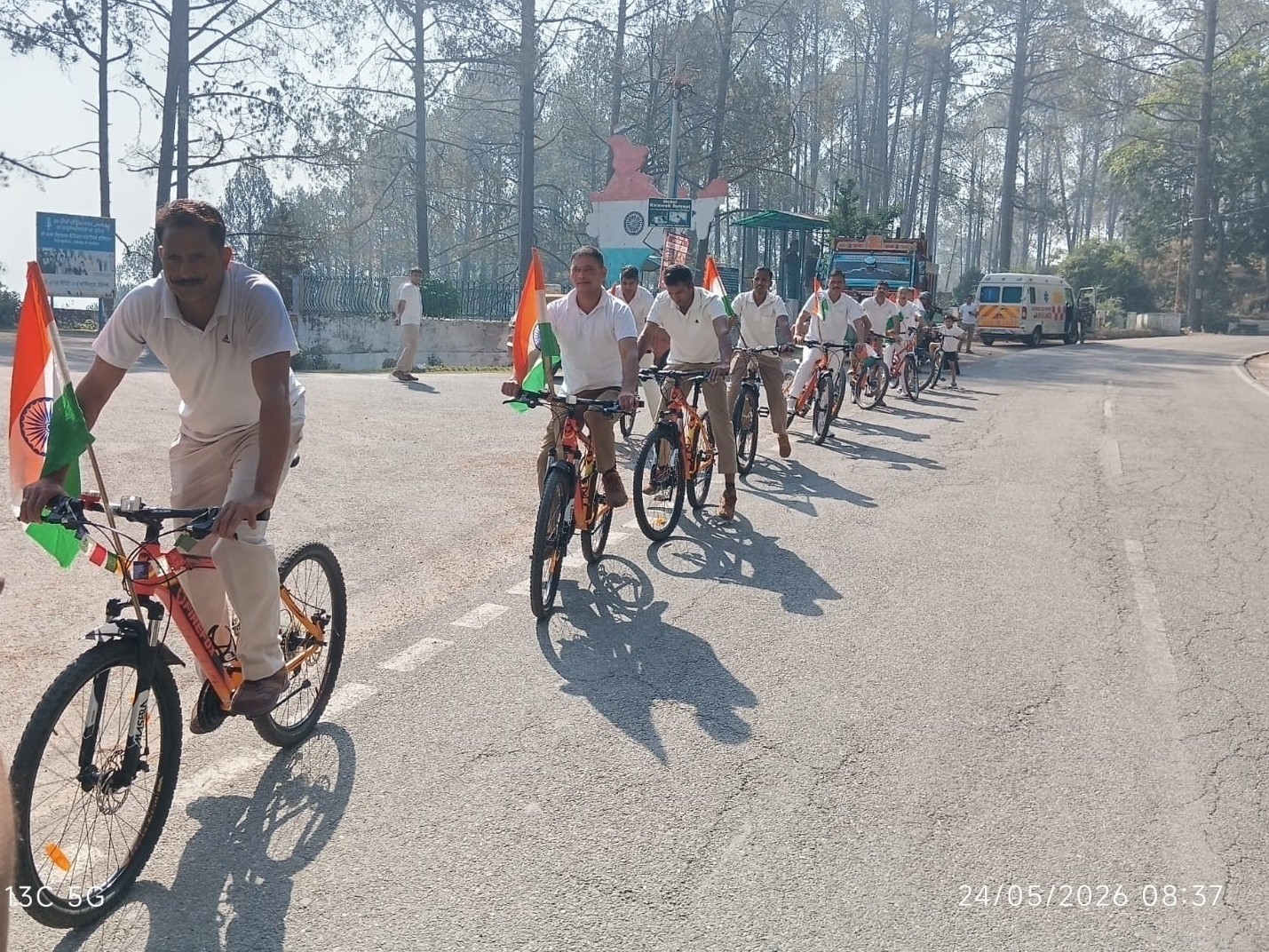 Save Numc Rally Fit India Rally in Almora-Ranikhet by SSB for Clean Environment & Fuel ...