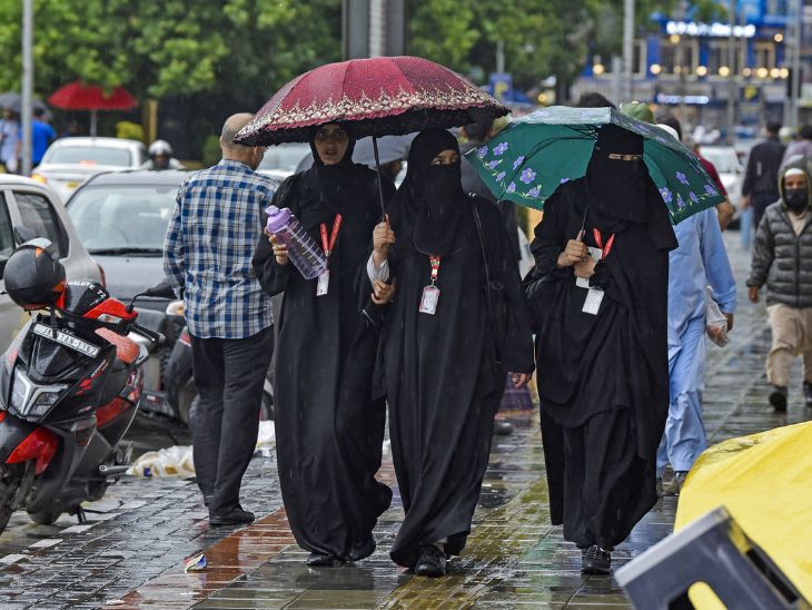 श्रीनगर में बारिश के बाद लोगों को गर्मी से राहत मिली