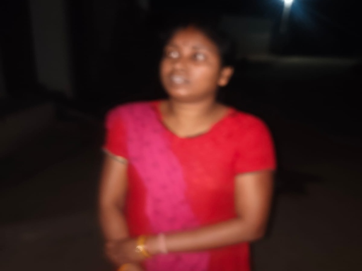 आरोपी पत्नी द्रौपती बाई को पुलिस ने हिरासत में लिया है।