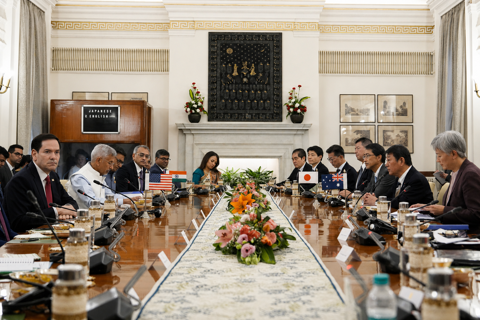 दिल्ली में क्वाड देशों भारत, अमेरिका, ऑस्ट्रेलिया और जापान के विदेश मंत्रियों की बैठक हुई। बैठक में मेन फोकस इंडो-पैसिफिक क्षेत्र पर रहा।