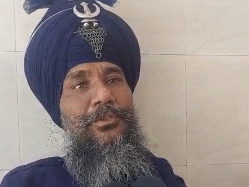 निहंग बाबा कुलदीप सिंह मामले की जानकारी देते हुए।