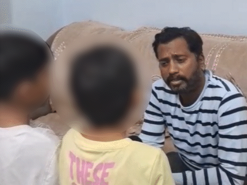 भास्कर रिपोर्टर बच्चों के ननिहाल गोपालपुरा बाईपास त्रिवेणी नगर घर गए और मृतका के दोनों बच्चों से बात की।