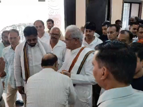 बिलासपुर दौरे पर पहुंचे थे भूपेश बघेल।