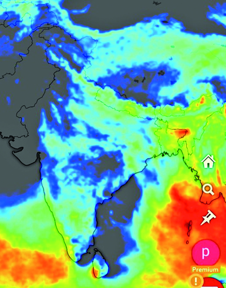 केरल में नमी कमजोर होने से मानसून अटक गया है।