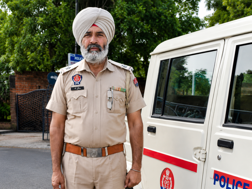 ASI जोगा सिंह अमृतसर में ट्रैफिक पुलिस में तैनात थे।