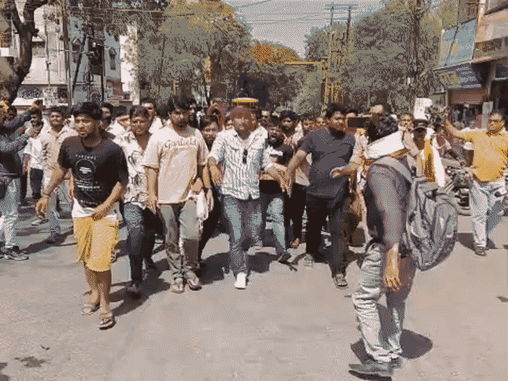 सिविक सेंटर इलाके में गाय के अवशेष मिलने के बाद भड़के हिंदू संगठन.