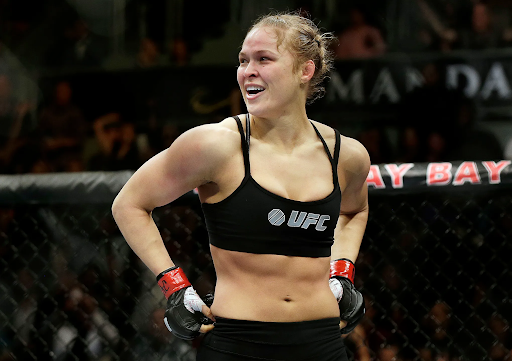 UFC signed Ronda Rousey as its first female competitor in 2012. She is one of the biggest MMA stars of all time.