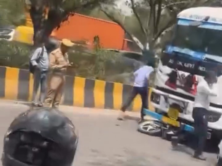 Greater Noida Accident MBA Student Dies After Bike Hit By Truck