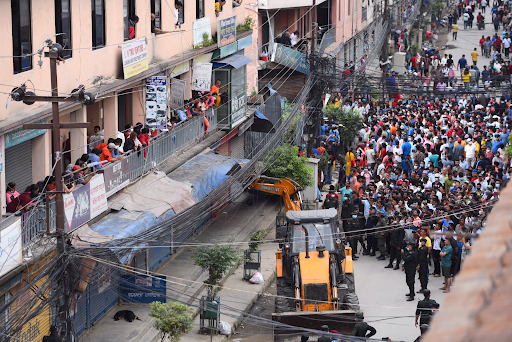 Even when Balen was the mayor of Kathmandu, he had made bulldozer action a part of his politics. After becoming Prime Minister, he implemented this model across the country. (file photo)