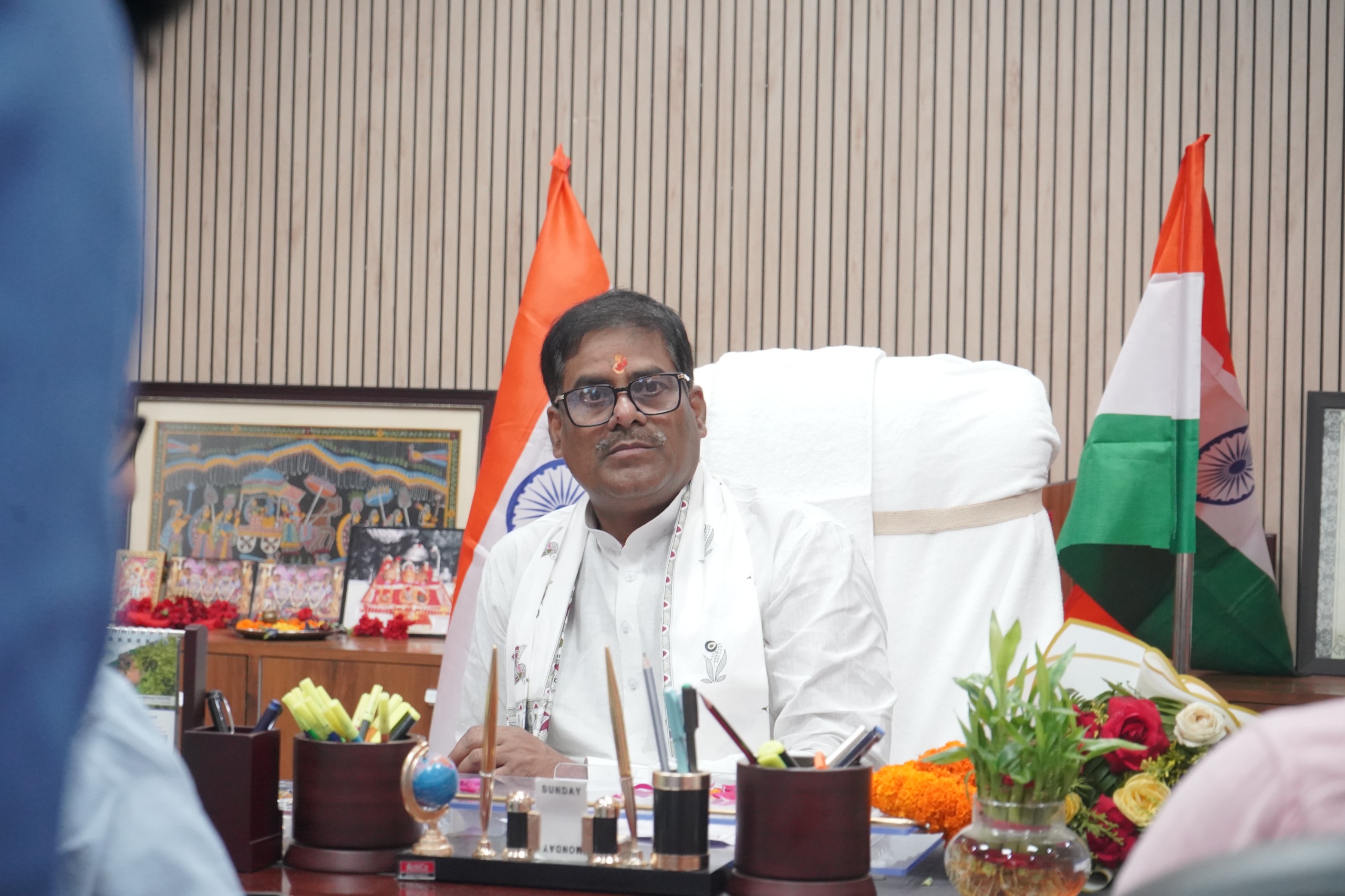 बिहार सरकार के खान एवं भूतत्व विभाग के मंत्री डॉ. प्रमोद कुमार