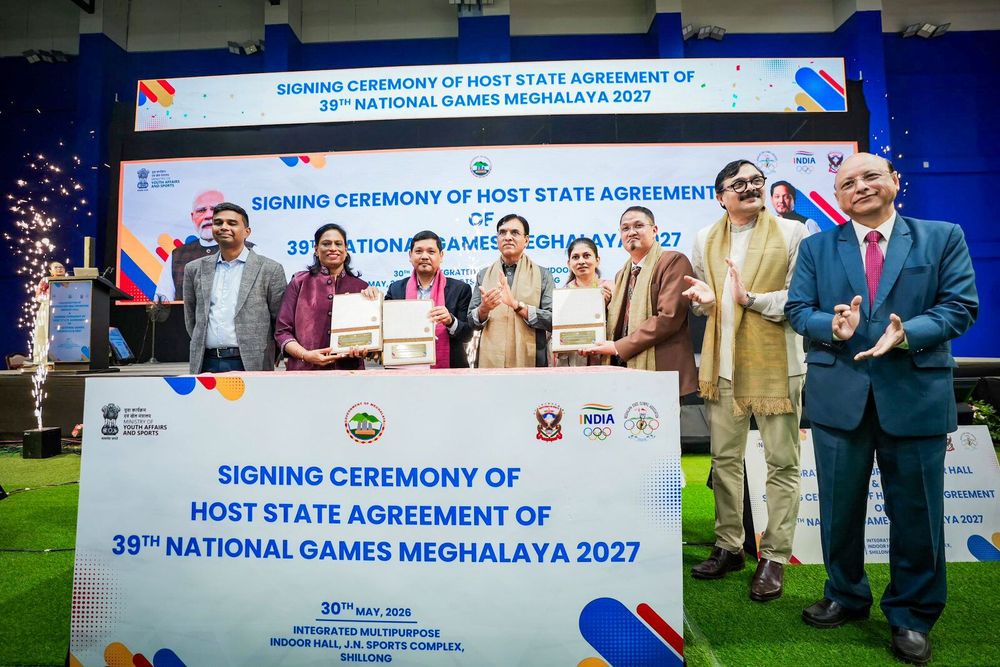 39वें राष्ट्रीय खेल 2027 में 10,000 से ज्यादा एथलीट के हिस्सा लेने की संभावना है।