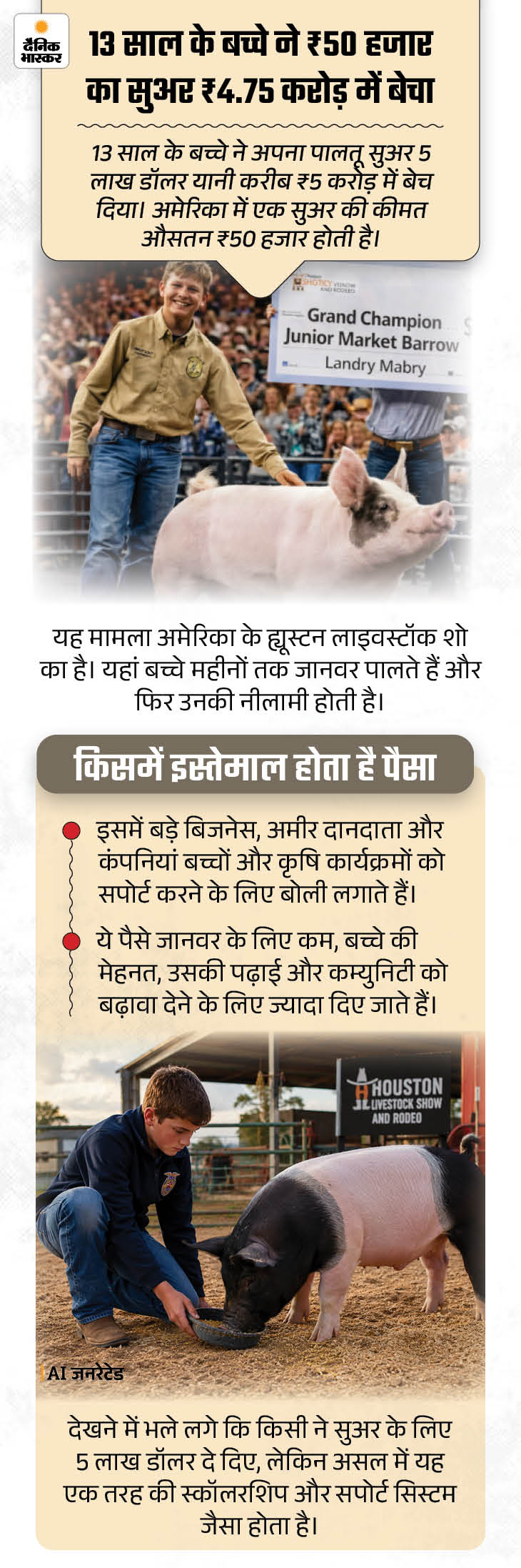 खबर हटके-कोर्ट ने पुरुषों को गंजा कहना सेक्शुअल हैरेसमेंट माना: बंदर ने बरसाए ₹500-₹500 के नोट; ₹50 हजार का सुअर ₹4.75 करोड़ में बिका khabar hatke 31may3 1780236231