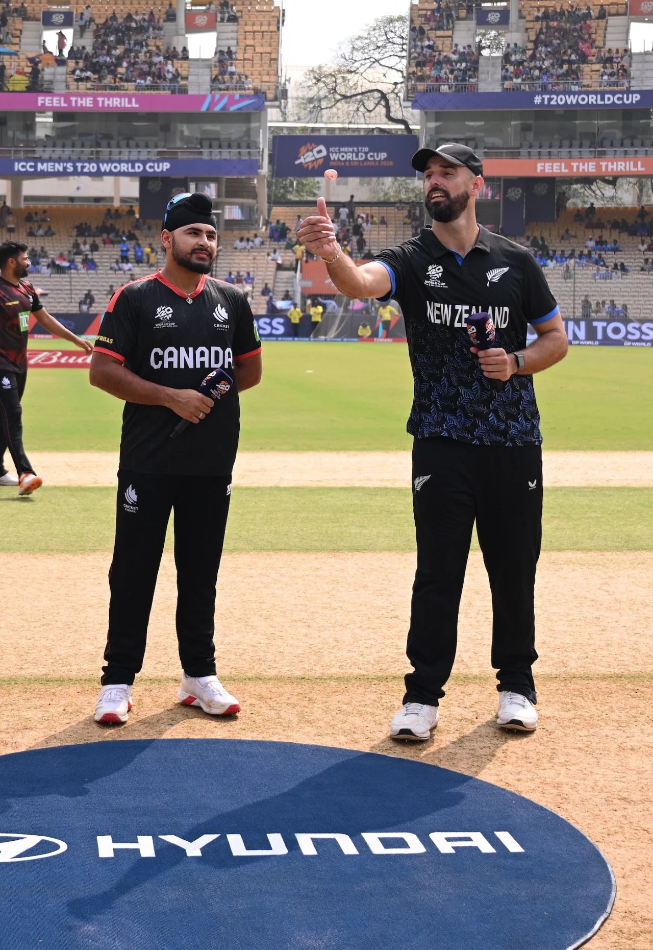 एंटी-करप्शन यूनिट टी-20 वर्ल्ड कप 2026 में कनाडा और न्यूजीलैंड के बीच खेले गए मैच की जांच कर रही है।