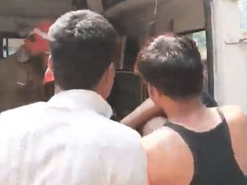 रेस्क्यू किए गए लोगों को एंबुलेंस से अस्पताल ले जाया गया।