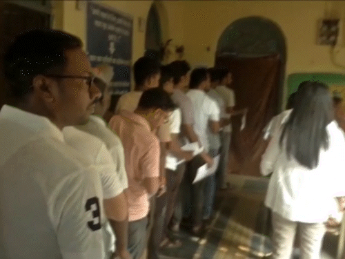 पूर्व में परीक्षा आयोजन के दौरान फेस स्क्रीनिंग की गई थी। (फाइल)