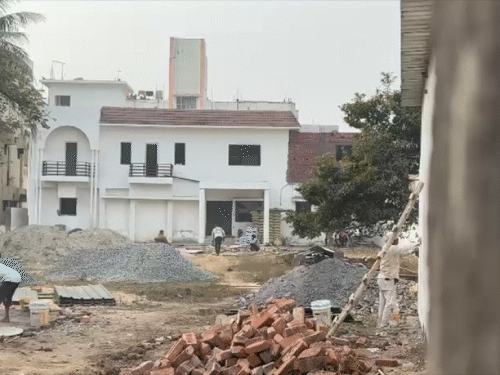 कौटिल्य नगर में बन रहा लालू यादव का नया घर। (फाइल फोटो)