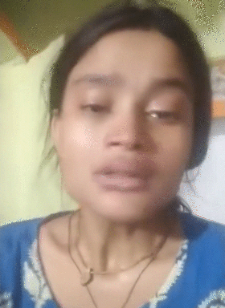 छात्रा ने मरने से पहले रोते हुए एक वीडियो भी बनाया.