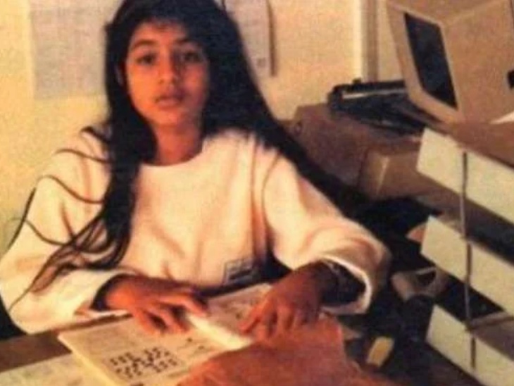 Ameesha Patel in her teenage years.